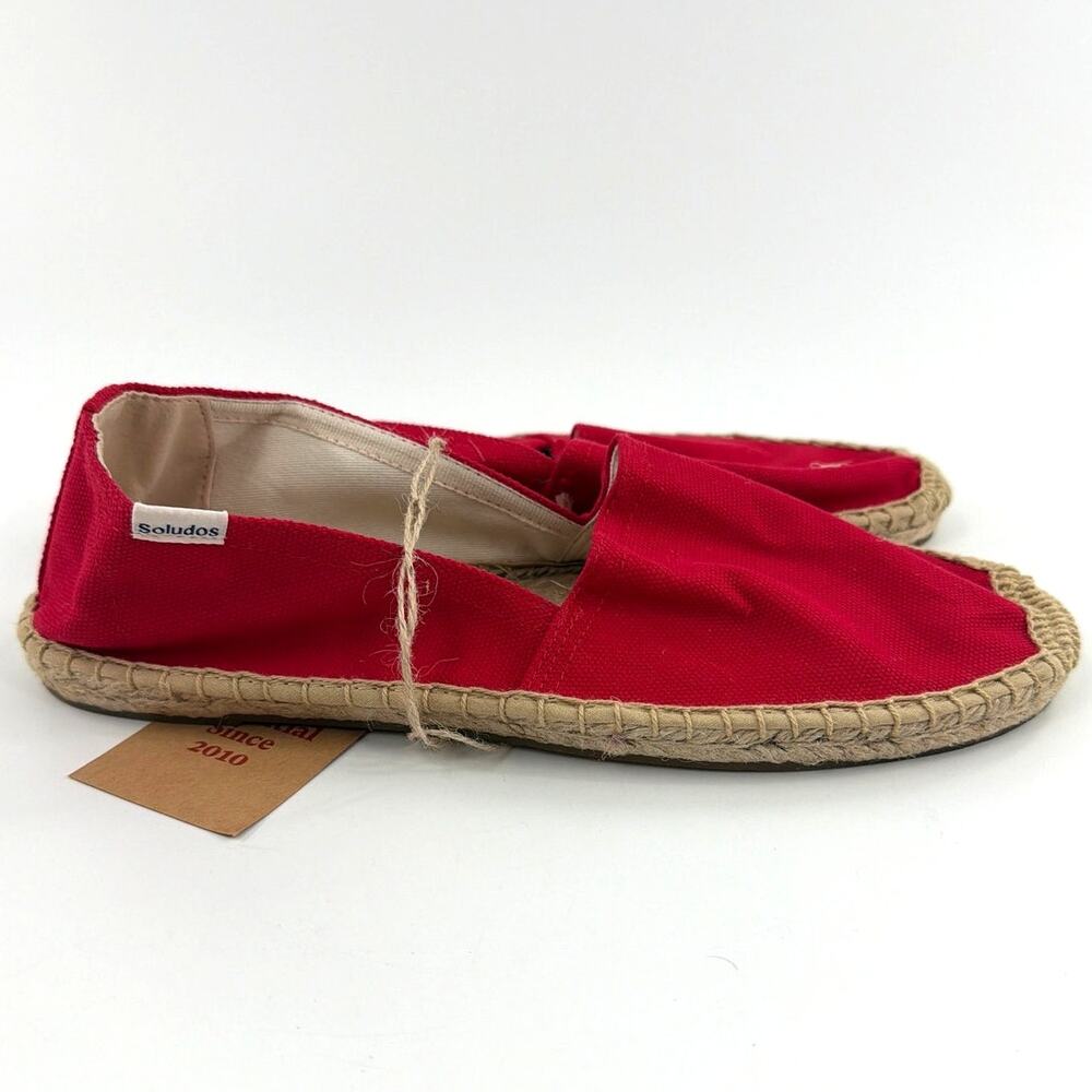 Soludos Rioja Red The Dali Original Espadrille Shoes Size 9-9.5 - Picture 5 of 12